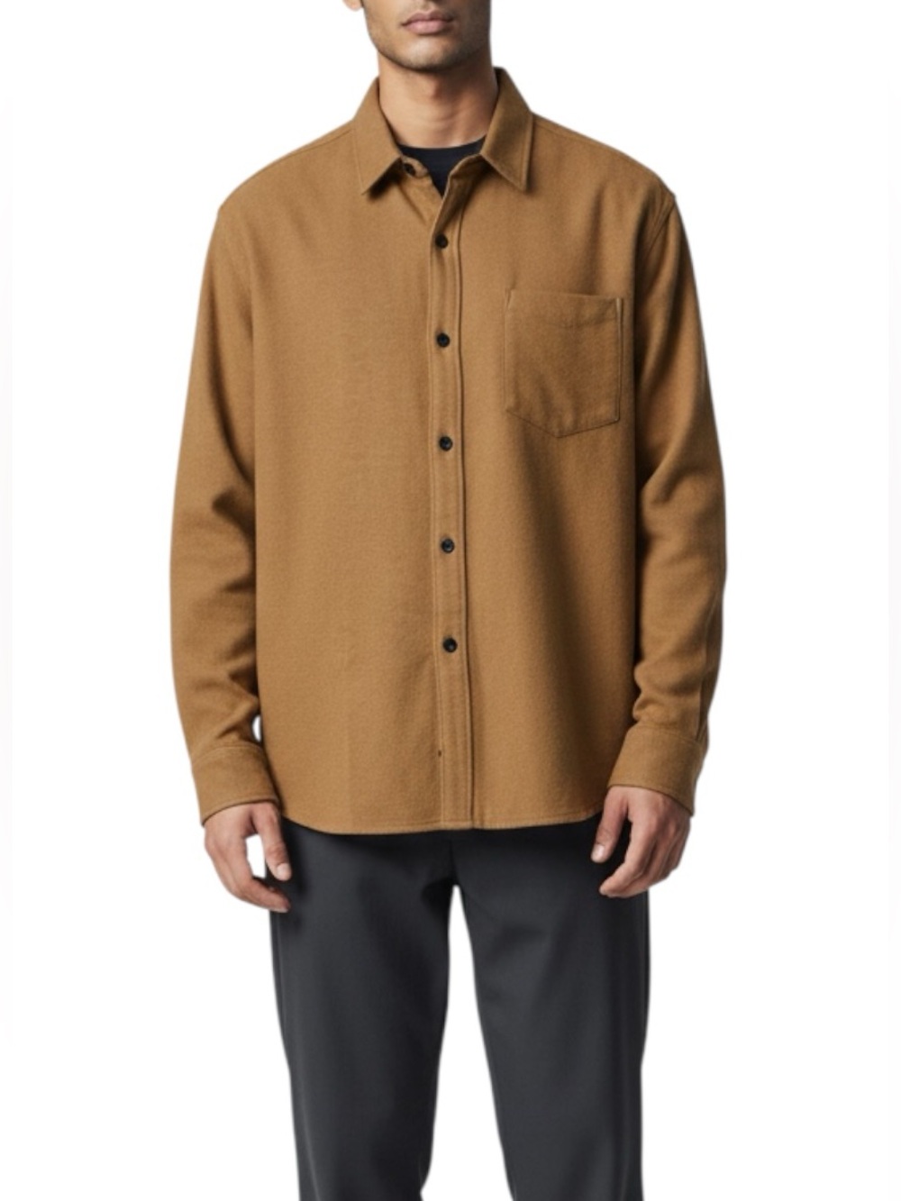 Jach’s NY Camel Button Up Shirt J23C-219-DG3 Men’s X-Large